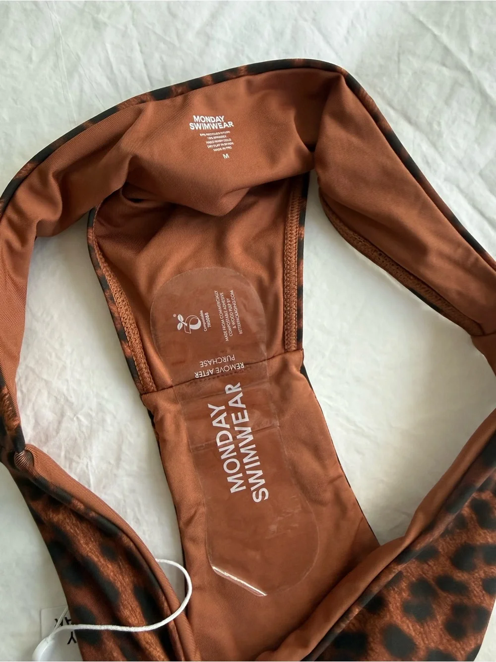 Monday Swimwear Leopard Print Bikini Bottoms